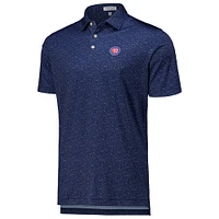 Polo en jersey Peter Millar pour hommes, bleu marine