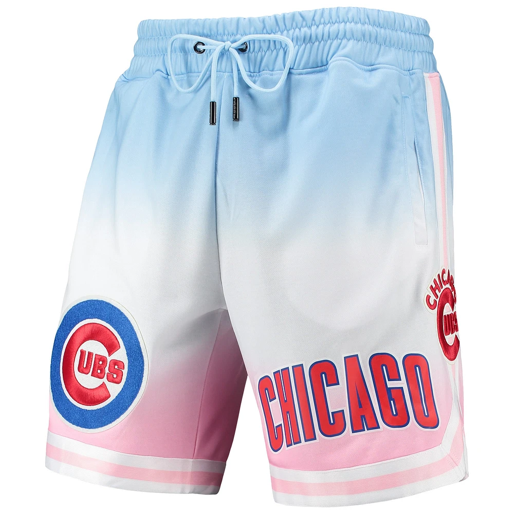 Men's Pro Standard Blue/Pink Chicago Cubs Team Logo Ombre Shorts