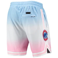 Men's Pro Standard Blue/Pink Chicago Cubs Team Logo Ombre Shorts