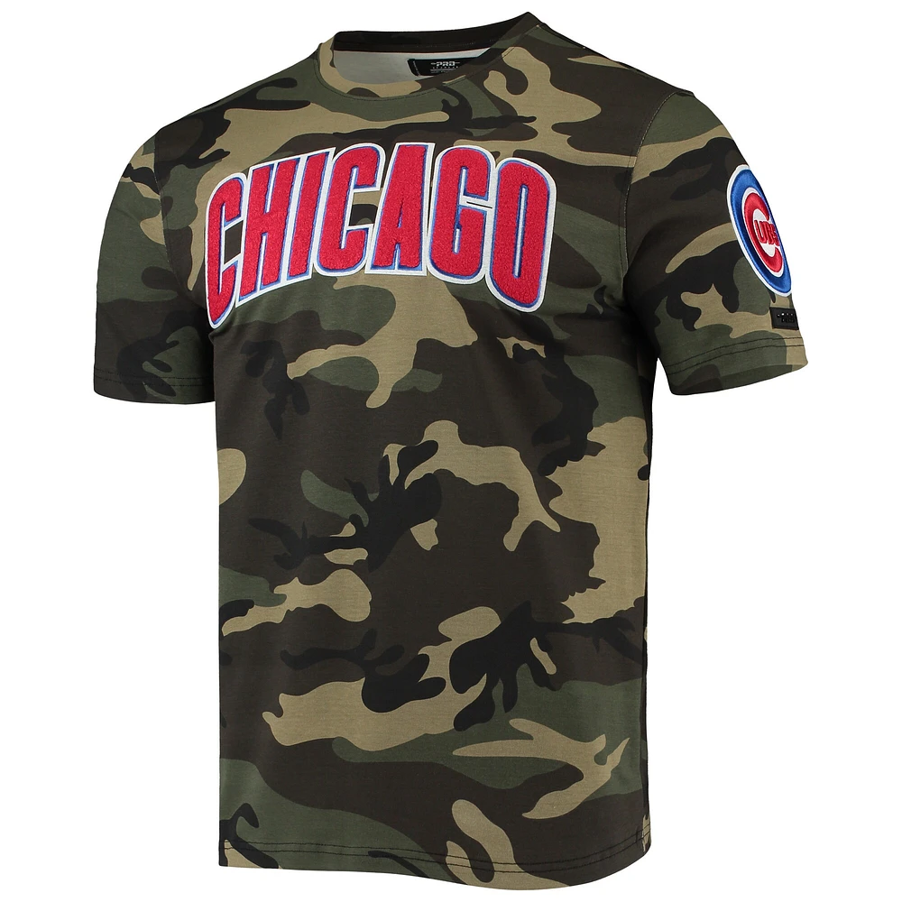 T-shirt Pro Standard Camo Chicago Cubs Team pour homme