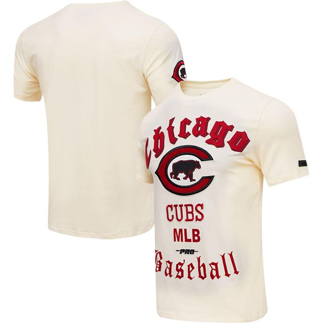 T-shirt Pro Standard Chicago Cubs Cooperstown Collection Old English pour homme