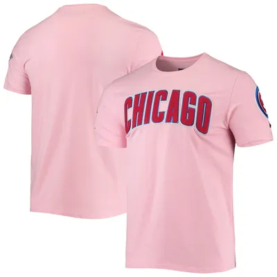 T-shirt Pro Standard Chicago Cubs Club pour homme rose