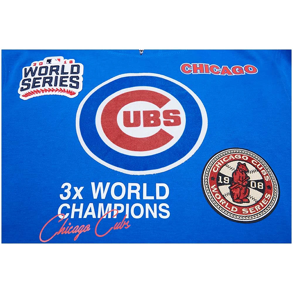 Sweat à capuche Pro Standard Royal Chicago Cubs Championship pour homme