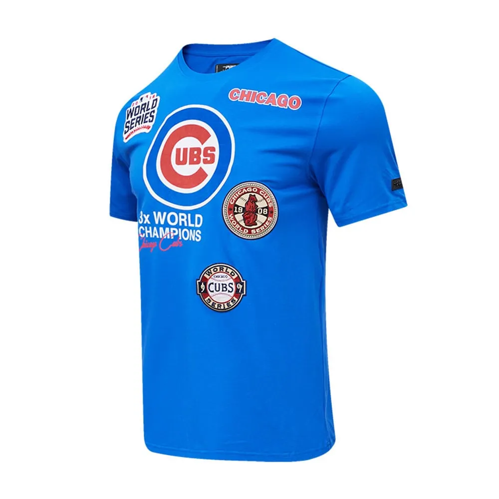 T-shirt pour homme Pro Standard Royal Chicago Cubs Championship