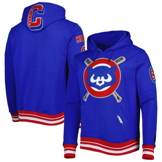 Lids Chicago Cubs Pro Standard Women's Mash Up Pullover Sweatshirt - Royal