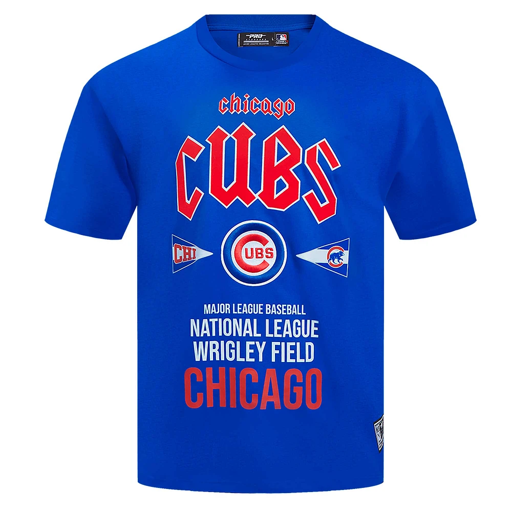 T-shirt surdimensionné Pro Standard Royal Chicago Cubs City Tour pour hommes