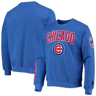 Men's Nike Charcoal/Royal Chicago Cubs Authentic Collection Thermal Crew  Performance Pullover Sweatshirt