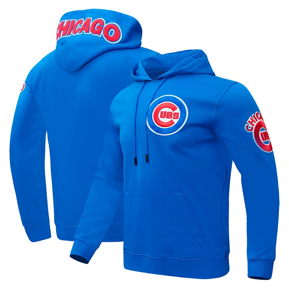 Men's Pro Standard Royal Chicago Cubs Team Logo Pullover Hoodie