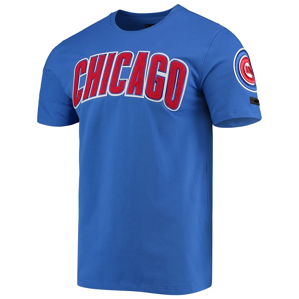 T-shirt à logo de l'équipe des Cubs Chicago Royal Pro Standard pour homme