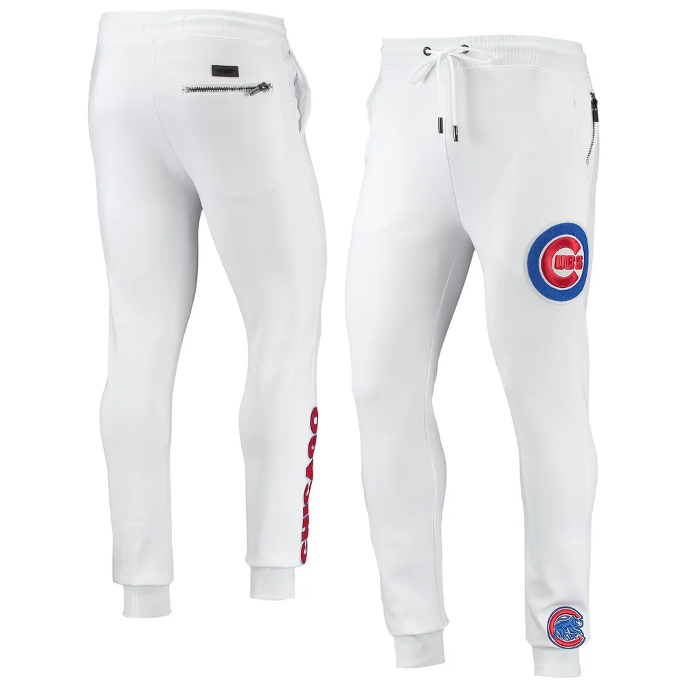 Pantalon de jogging blanc Pro Standard des Chicago Cubs avec logo l'équipe pour homme