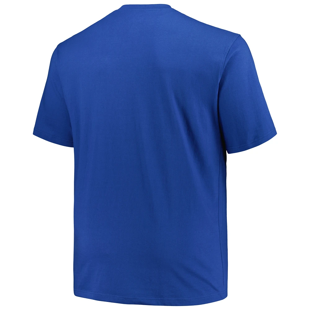 Profil Royal Chicago Cubs Big & Tall Heart Soul T-shirt pour homme