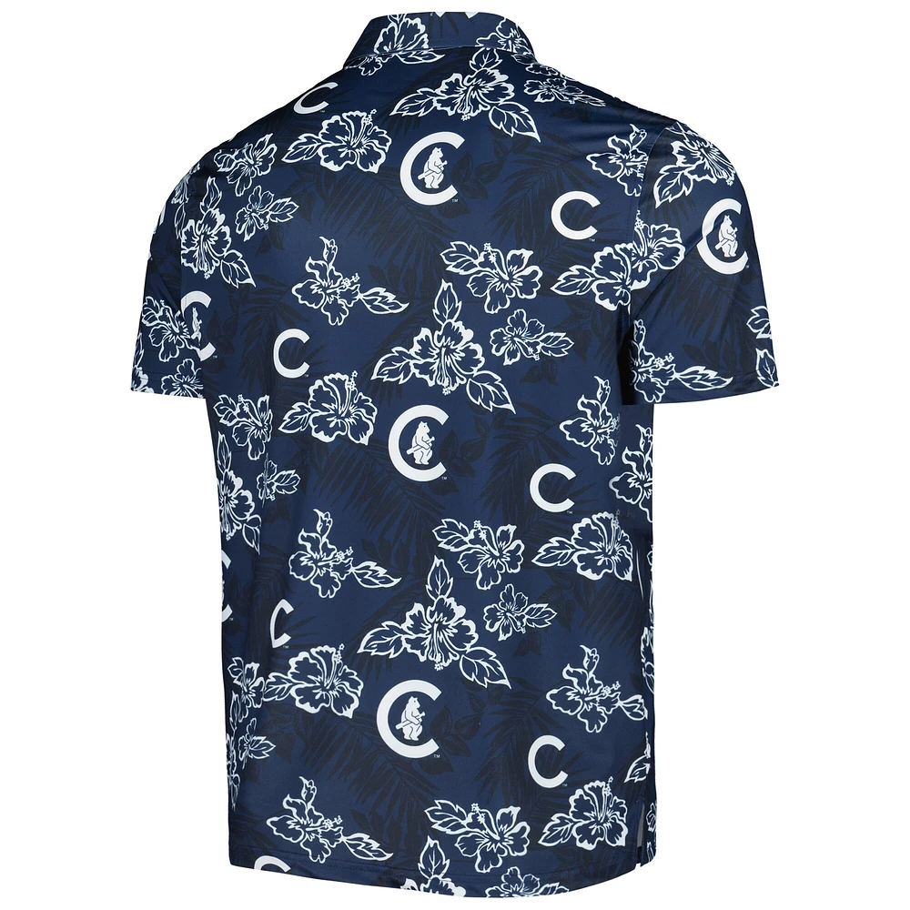 Polo à imprimé Puamana de la collection Cooperstown des Chicago Cubs Reyn Spooner pour homme