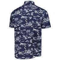 Chemise boutonnée Reyn Spooner Chicago Cubs Kekai pour homme, bleu marine