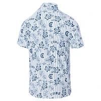 Polo de performance Reyn Spooner blanc des Chicago Cubs la collection Cooperstown pour hommes