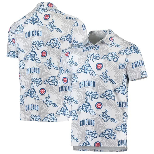 Men's Reyn Spooner Navy Chicago Cubs Vintage Short Sleeve Button-Up Shirt