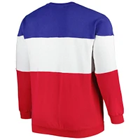 Sweat-shirt à enfiler Big & Tall Chicago Cubs pour homme, bleu roi/rouge