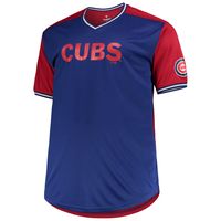 Profile Men's Royal/Red Chicago Cubs Solid V-Neck T-Shirt