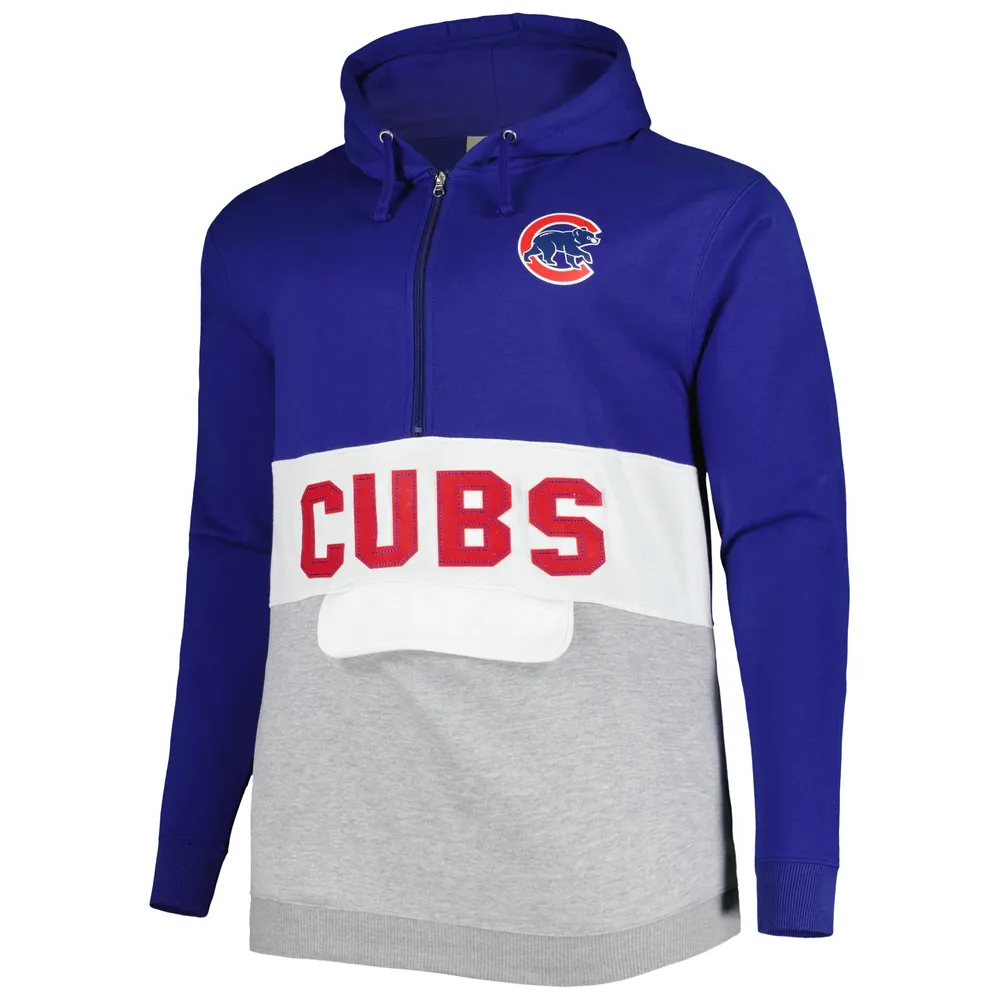 Chicago Cubs Profile Men's Big & Tall Logo Hoodie XLT