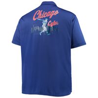 Men's Royal Chicago Cubs Big & Tall Button-Up Shirt