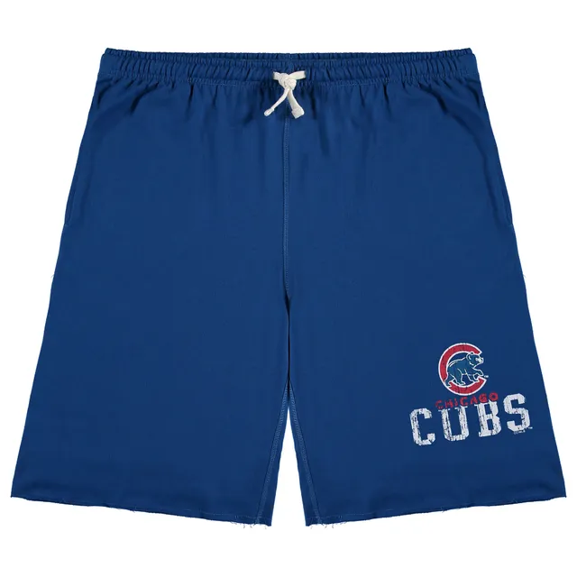 Men's Majestic Royal Chicago Cubs Big & Tall Mesh Shorts