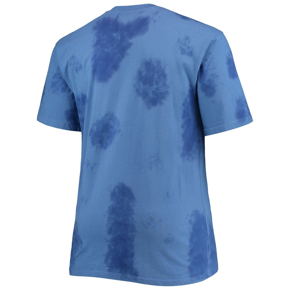 Men's Chicago Cubs Royal Blue Tie-Dye T-Shirt