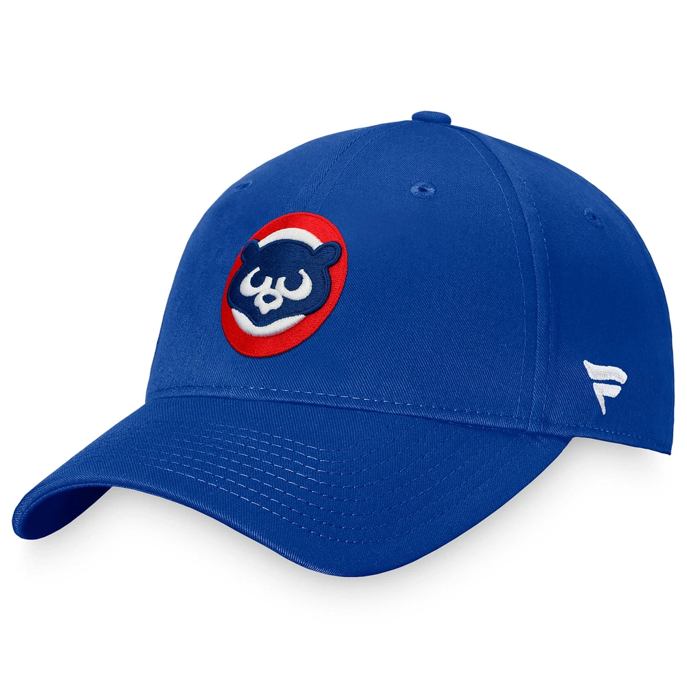 Casquette ajustable pour homme de la collection Cooperstown des Royal Chicago Cubs