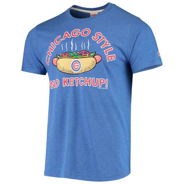 T-shirt à trois mélanges Hyperlocal des Royal Chicago Cubs pour homme