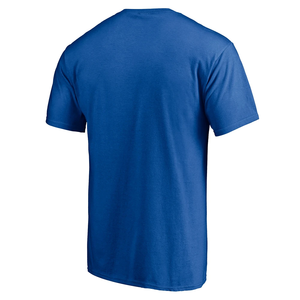 T-shirt pour homme avec logo de l'équipe des Royal Chicago Cubs