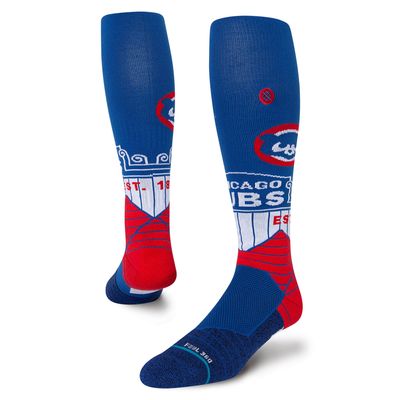 Men's Stance Chicago Cubs Cubby Bear Diamond Pro Team Tube Socks