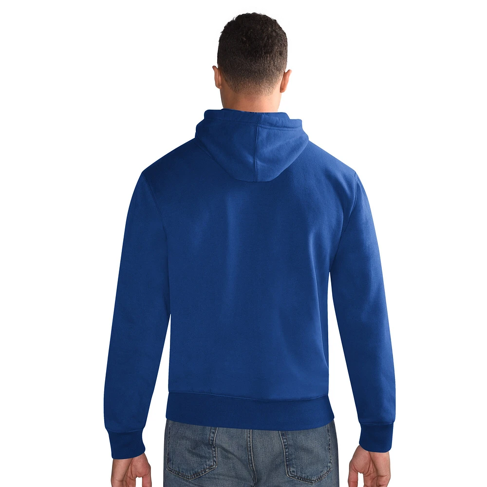 Men's Starter Royal Chicago Cubs Classic Pullover Hoodie