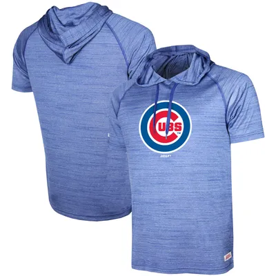 Men's '47 Light Blue Chicago Cubs Trifecta Shortstop Pullover Hoodie Size: Large