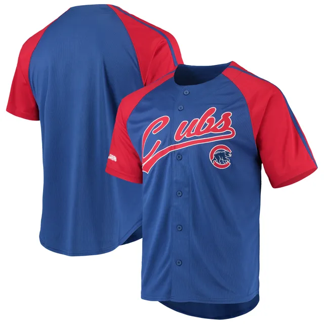 Men's Chicago Cubs Stitches Royal Team Color Full-Button Jersey