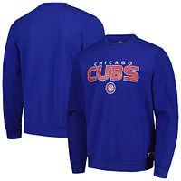 Men's Stitches  Royal Chicago Cubs Pullover Sweatshirt