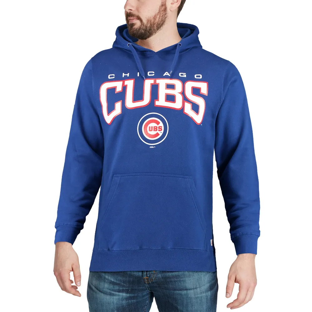 Men's Chicago Cubs Stitches Light Blue Team Pullover Sweatshirt