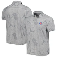 Polo Chicago Cubs Blooms Tommy Bahama gris pour homme