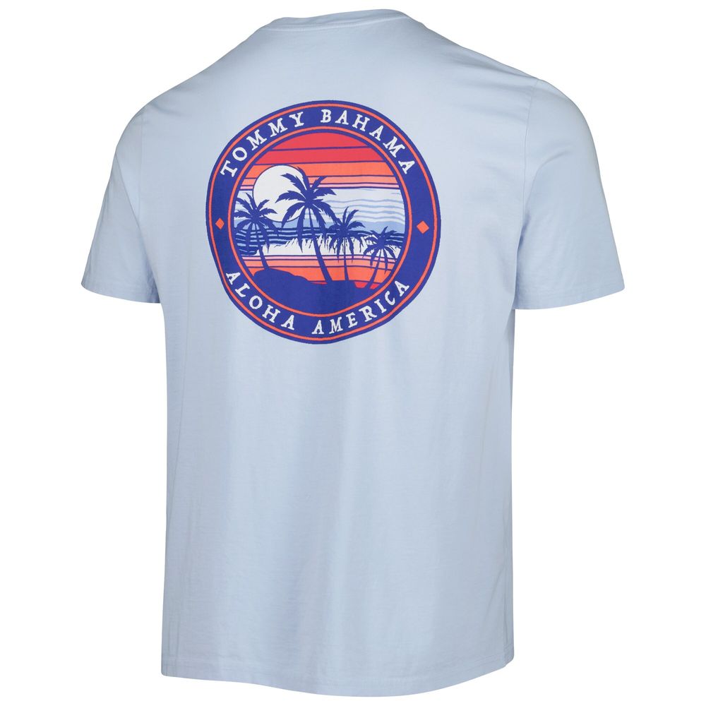 Lids Chicago Cubs Tommy Bahama Aloha America T-Shirt - Light Blue