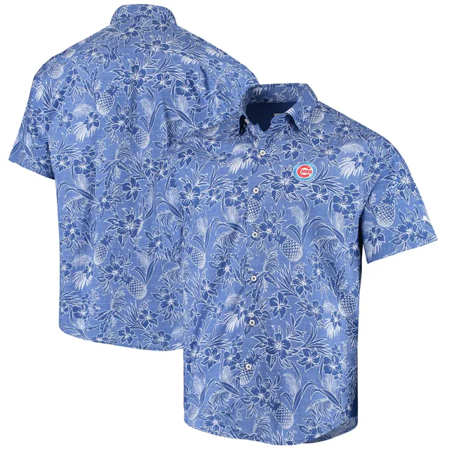 Men's Boston Red Sox Tommy Bahama Navy Sport Tiki Luau Button-Up Shirt