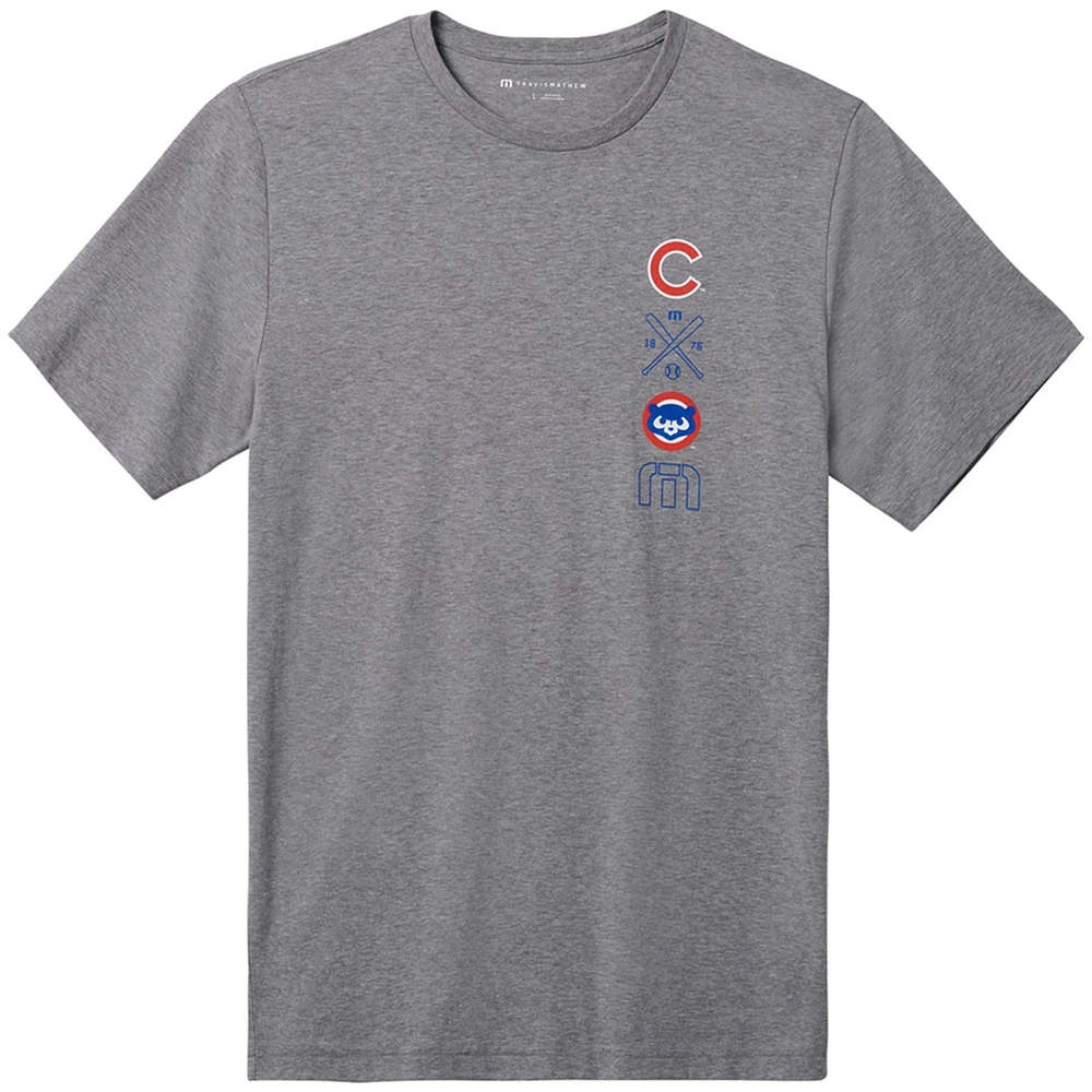 Men's TravisMathew Gray Chicago Cubs Sunset Slam T-Shirt