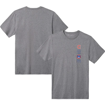 T-shirt Sunset Slam TravisMathew gris Chicago Cubs pour hommes