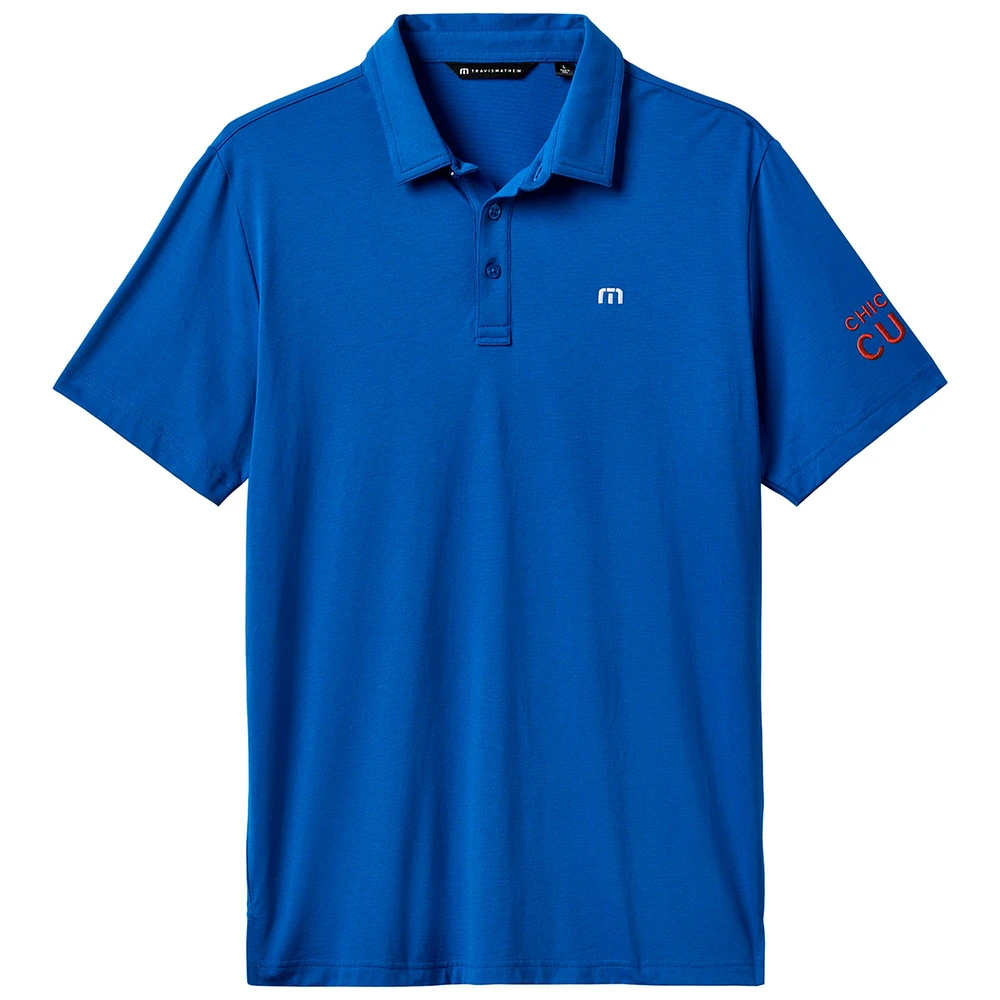 Men's TravisMathew Royal Chicago Cubs The Heater Polo