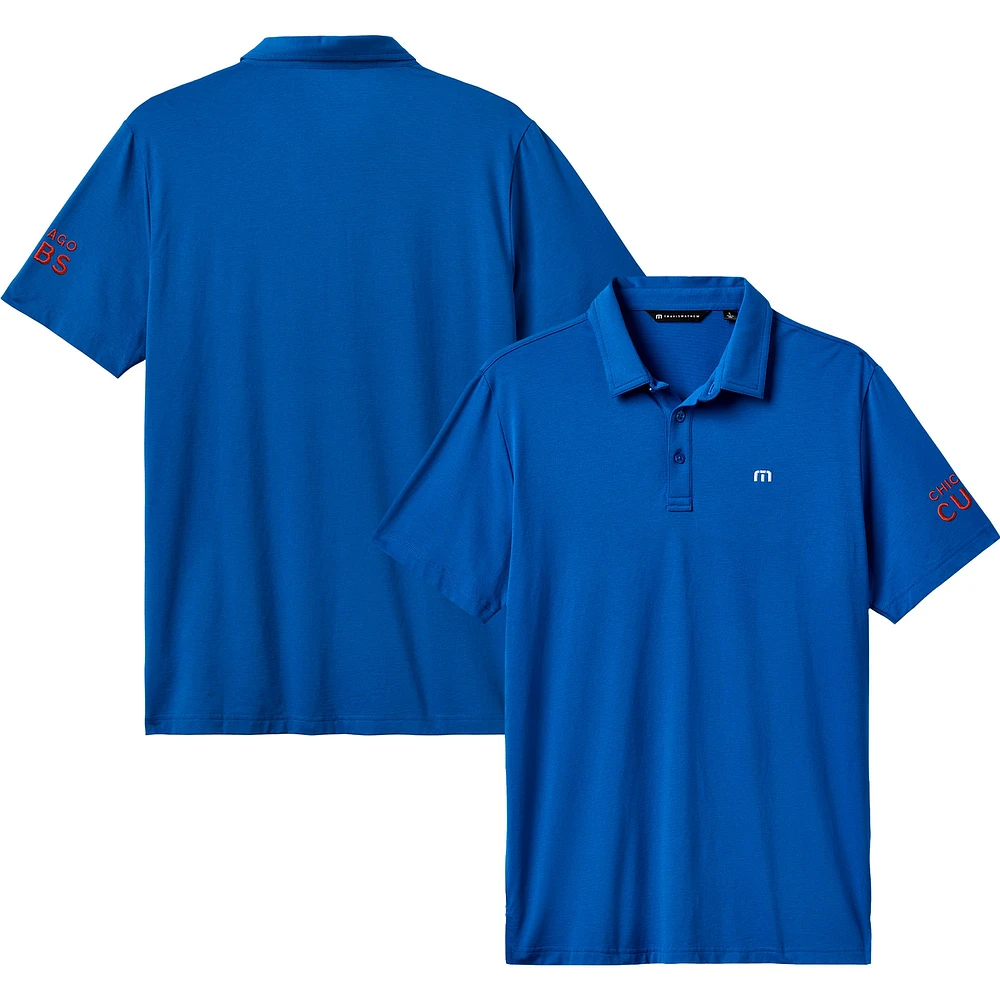 Polo chauffant TravisMathew Royal Chicago Cubs pour hommes