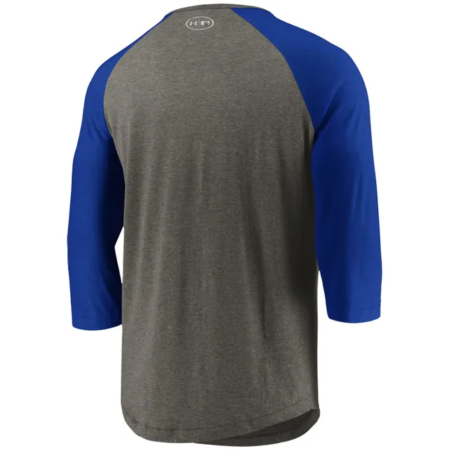  Nike Women's Chicago Cubs Tri-Blend 3/4-Sleeve Raglan