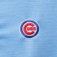 Sweat-shirt Vineyard Vines Chicago Cubs Sankaty Quarter-Zip bleu clair pour homme