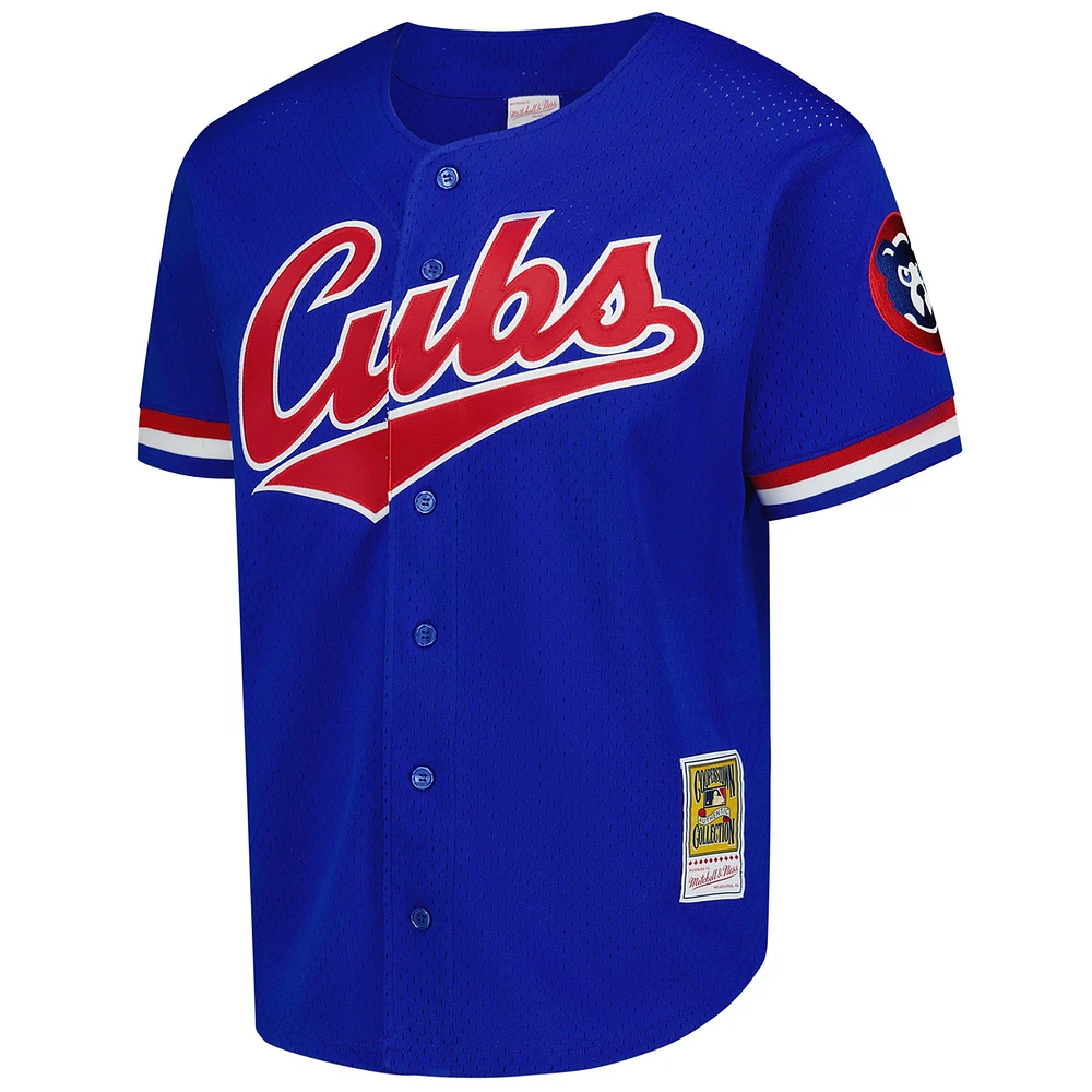 Mitchell & Ness Ryne Sandberg Chicago Cubs Cooperstown Authentic Collection Throwback Replica Jersey - Royal Blue