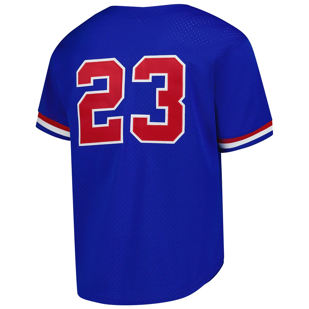 Mitchell & Ness Ryne Sandberg Chicago Cubs Cooperstown Authentic Collection Throwback Replica Jersey - Royal Blue