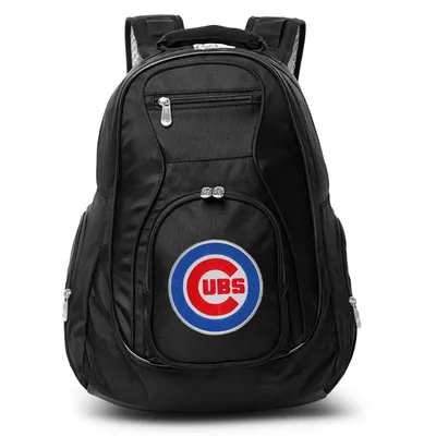 Chicago Cubs MOJO 19'' Laptop Travel Backpack - Black