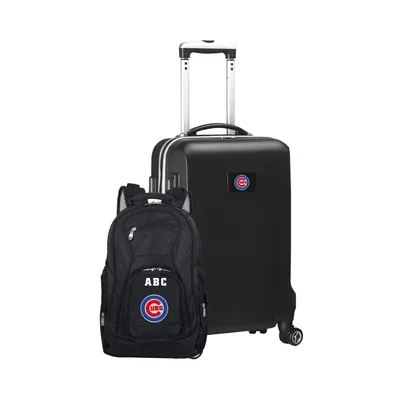 Chicago Cubs MOJO Personalized Deluxe 2-Piece Backpack & Carry-On Set