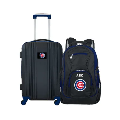 Chicago Cubs MOJO Personalized Premium 2-Piece Backpack & Carry-On Set