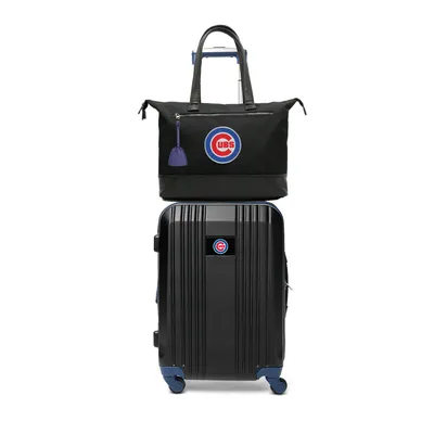 Chicago Cubs MOJO Premium Laptop Tote Bag and Luggage Set
