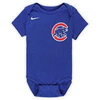 Newborn & Infant Nike Dansby Swanson Royal Chicago Cubs Fuse Name Number Bodysuit